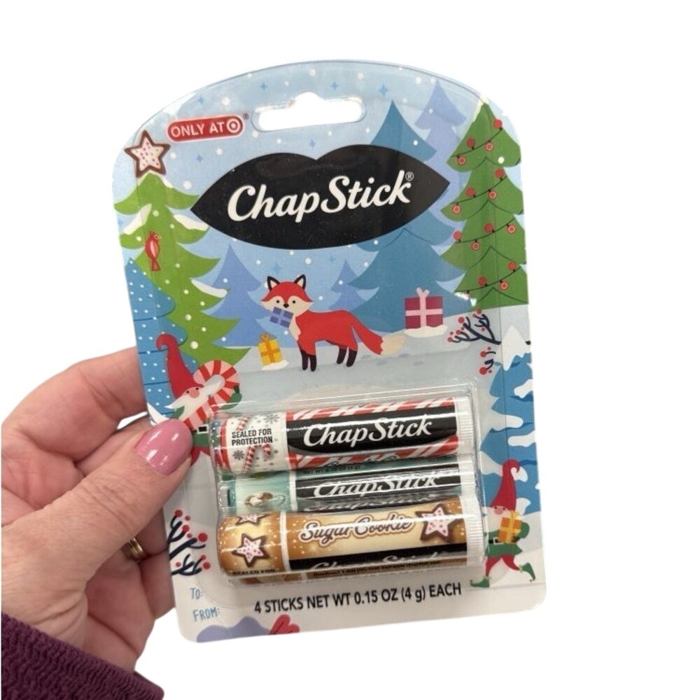 ChapStick Holiday Collection 4-Pack Limited Edition Target Exclusive Lip Balm